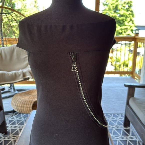 Joseph Ribkoff | Off the Shoulder Evening / Cocktail Dress - Picture 3 of 13